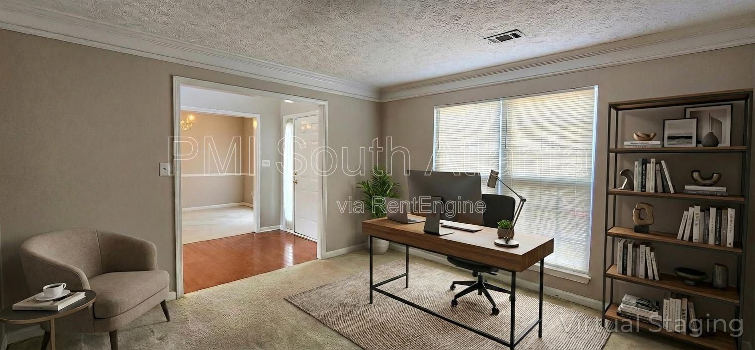 3BR / 2.5BA Two-Story Home with Soaring Living Room, Fireplace, Updated Kitchen with Gas Stove, and Private Backyard Deck – $1,800/Month property image