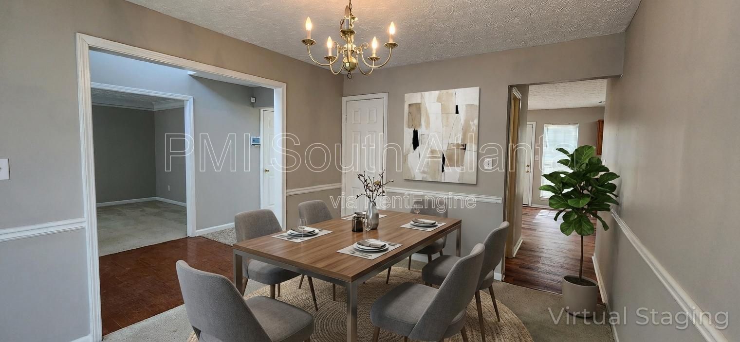 3BR / 2.5BA Two-Story Home with Soaring Living Room, Fireplace, Updated Kitchen with Gas Stove, and Private Backyard Deck – $1,800/Month property image