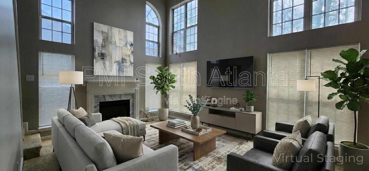 3BR / 2.5BA Two-Story Home with Soaring Living Room, Fireplace, Updated Kitchen with Gas Stove, and Private Backyard Deck – $1,800/Month property image