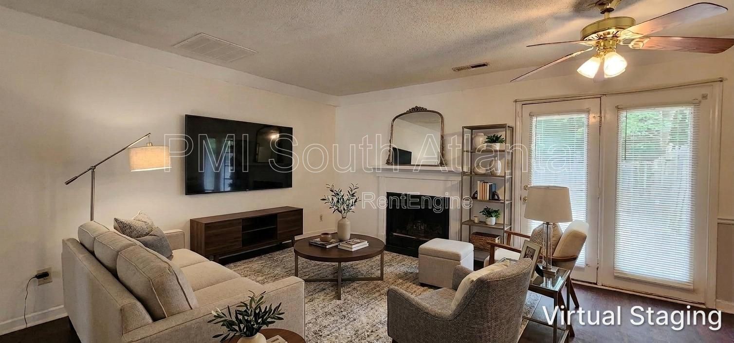 $1,496 | Conyers Townhome for Rent | 2 Bedrooms, 2.5 Bathrooms | Private Patio | Near I-20 property image