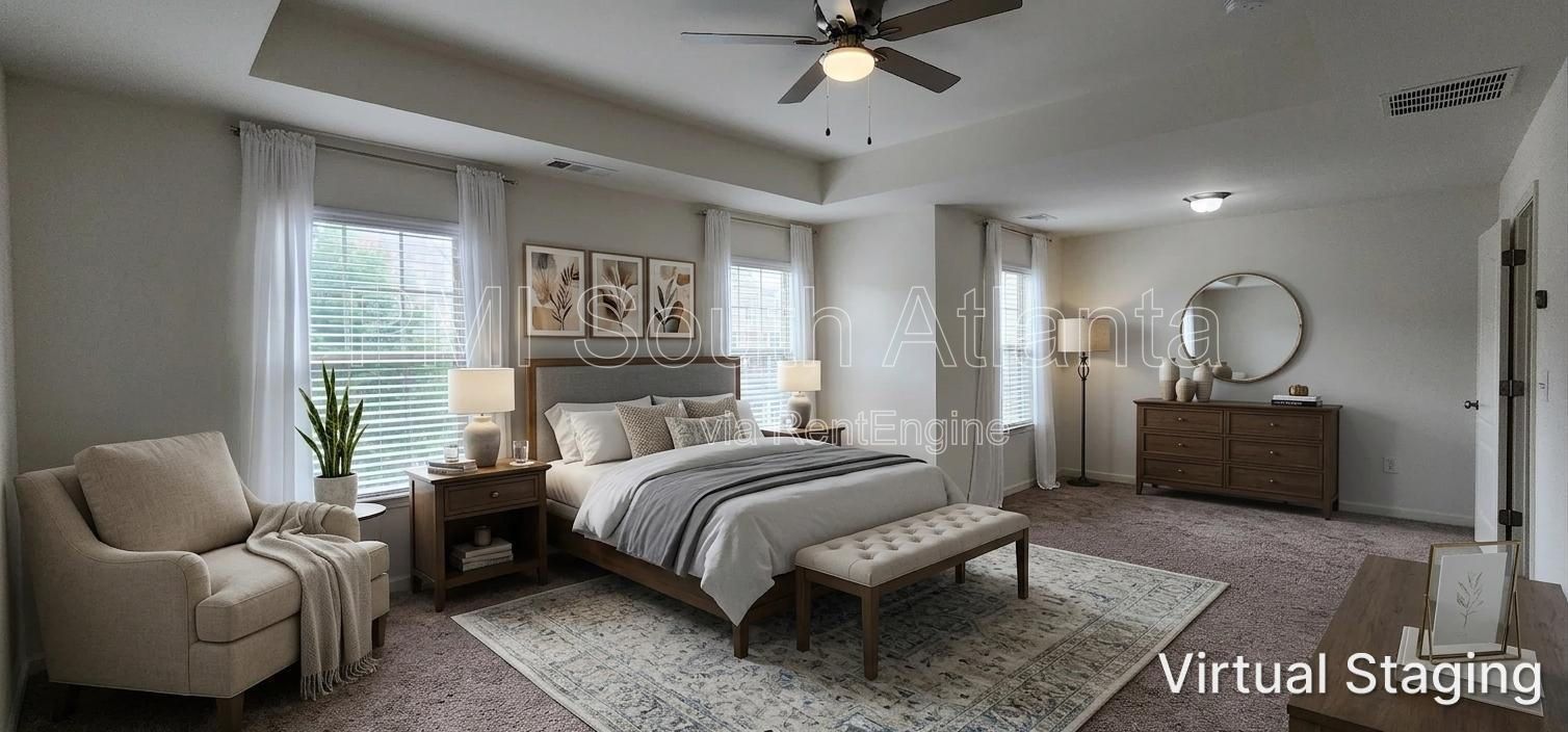 Luxury 3 Bedroom Townhome for Rent in Fairburn, GA | Pool & Tennis Community | Washer & Dryer Included | $2,350/Month property image